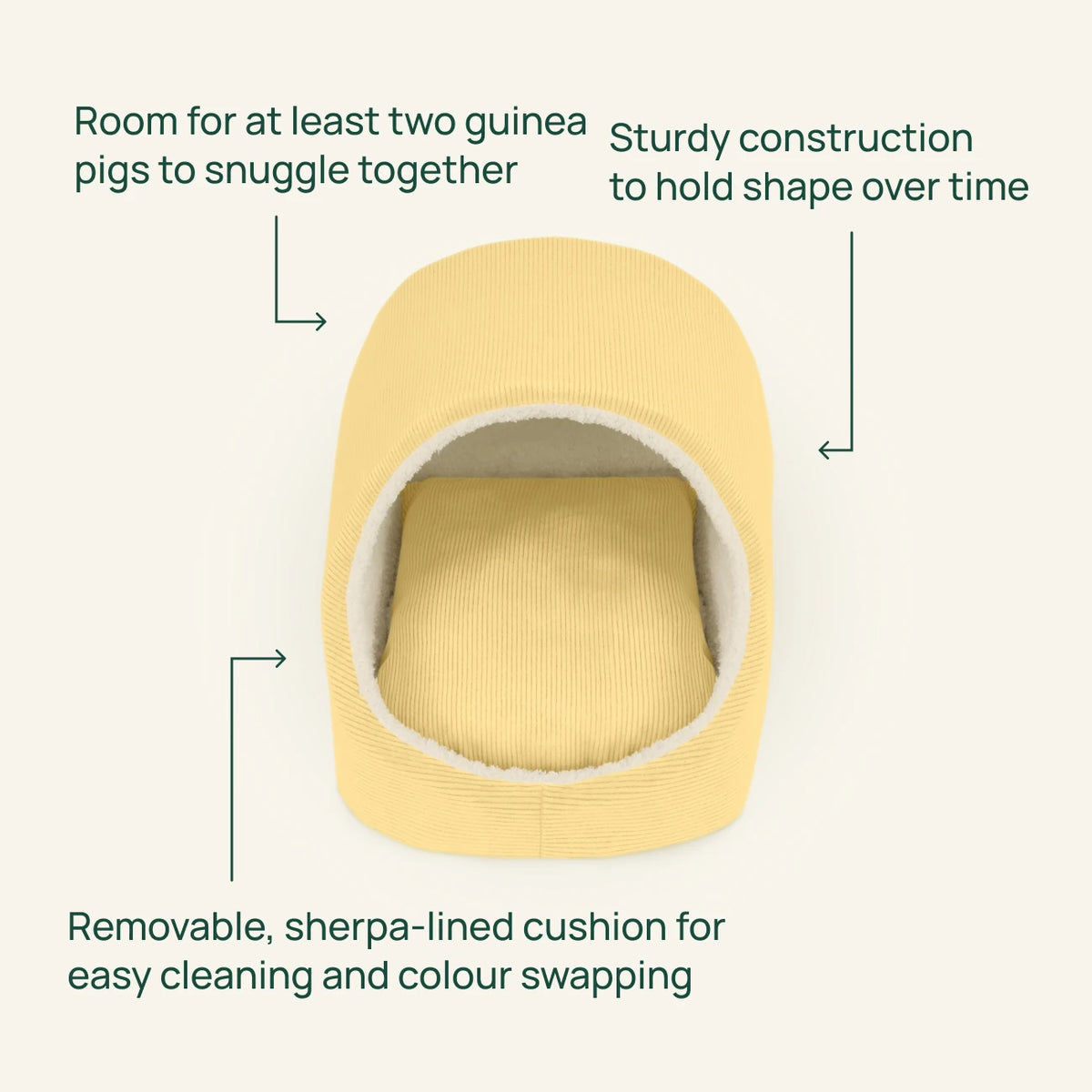 The Nest™ in Butter, features