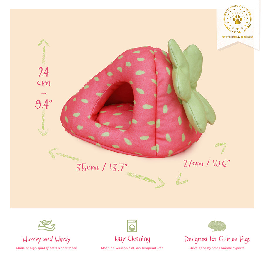 Hide for guinea pigs | Strawberry