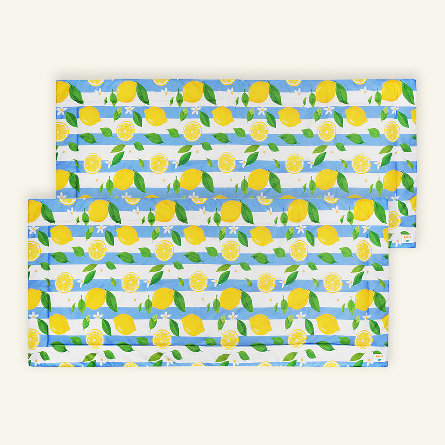 Set of 2 Plush Fleece Liner for Guinea Pigs | Lemon Amalfi Collection