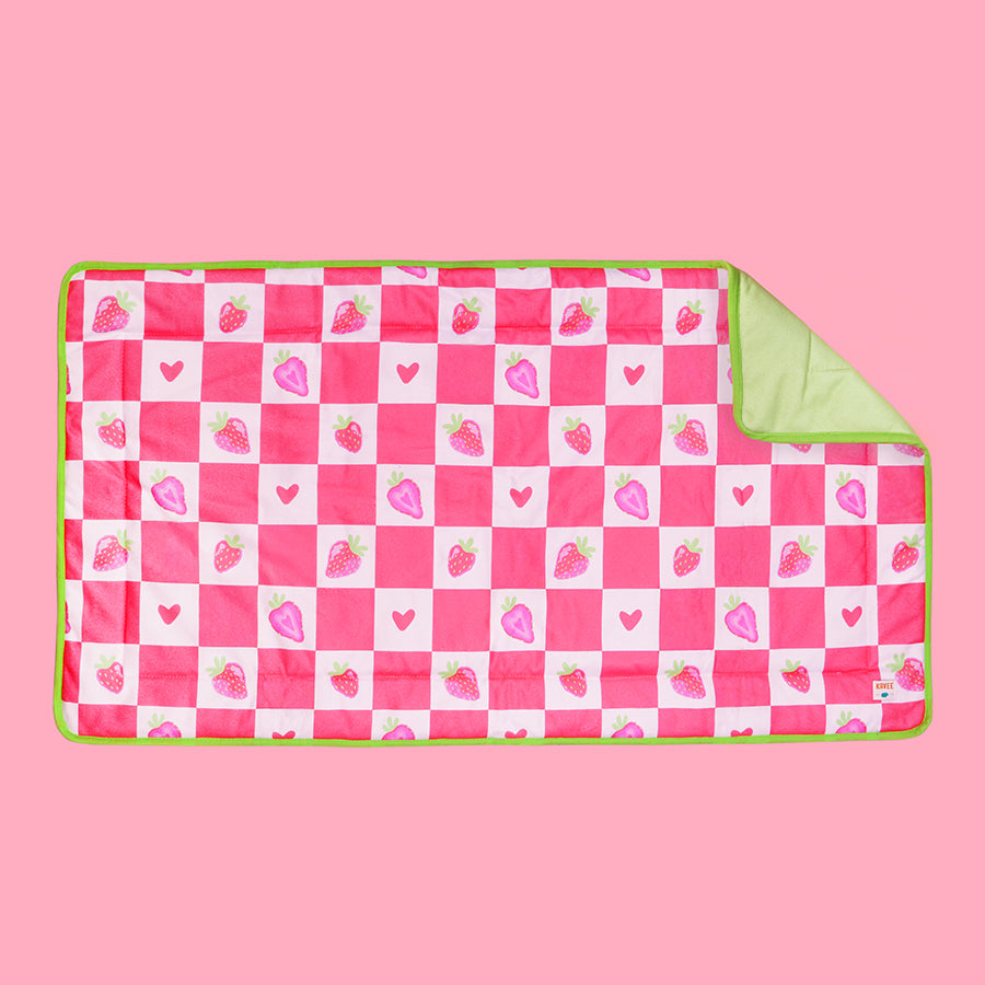 The Pattern Fleece Liner - Strawberry