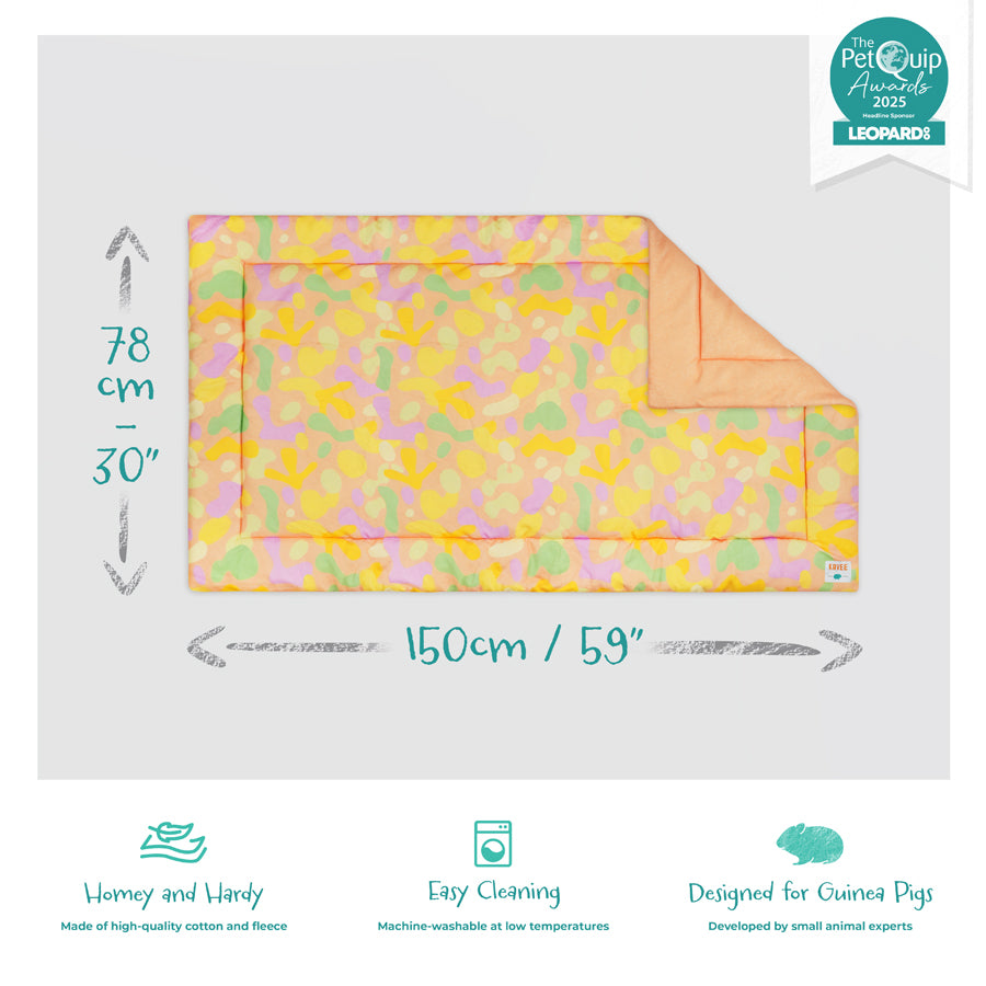 Plush Fleece Liner for Guinea Pigs | Pigcasso Collection