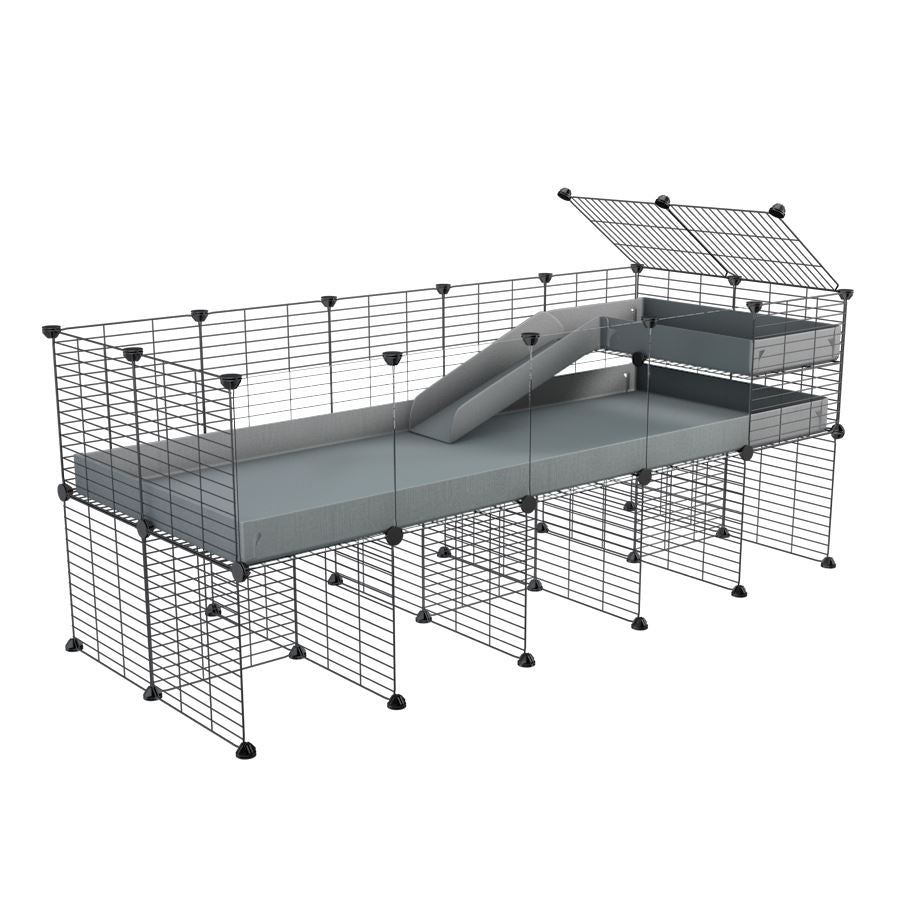 5x2 C&C Guinea Pig Cage with Loft & Stand