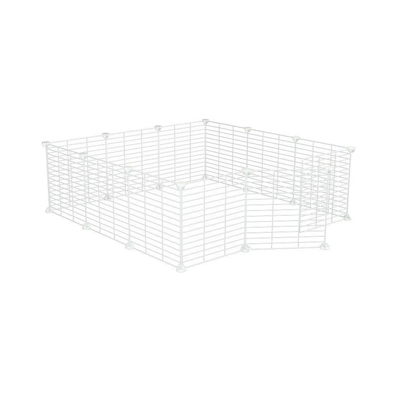 White Outdoor C&C Playpen for Pets