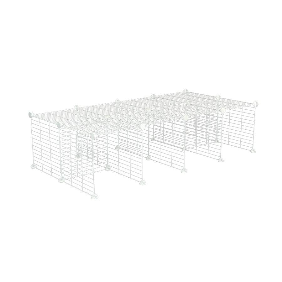 A C and C guinea pig cage stand size 4x2 with small mesh white C and C grids by kavee usa