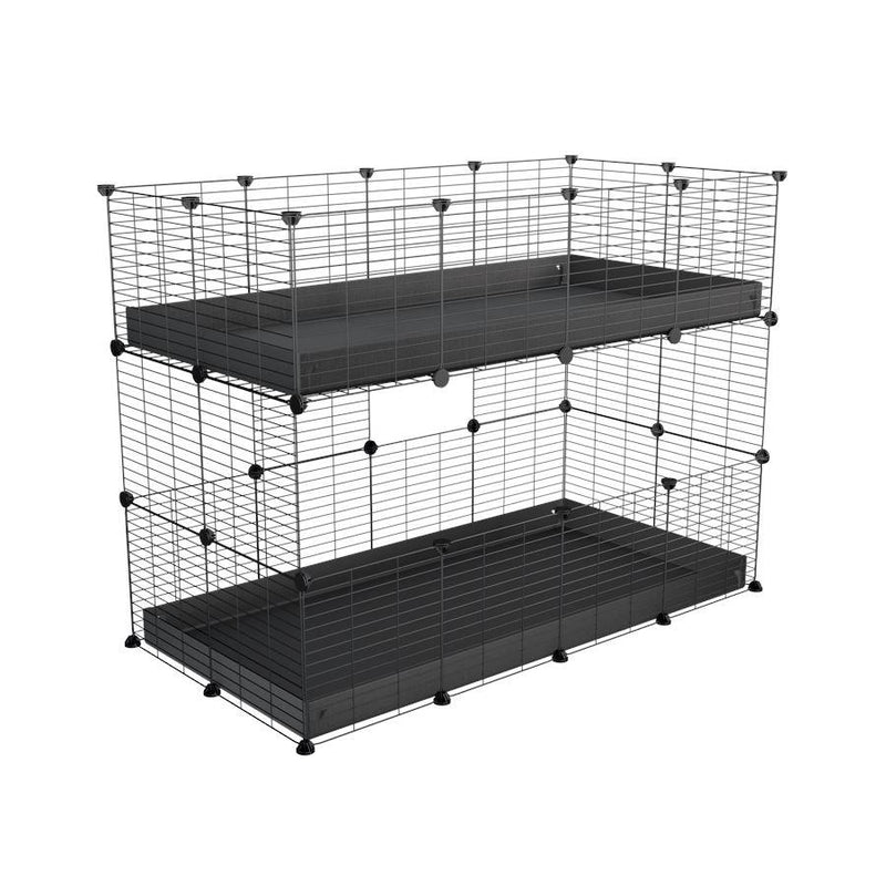 Two Tier 4x2 Stacked Double C&C Cage
