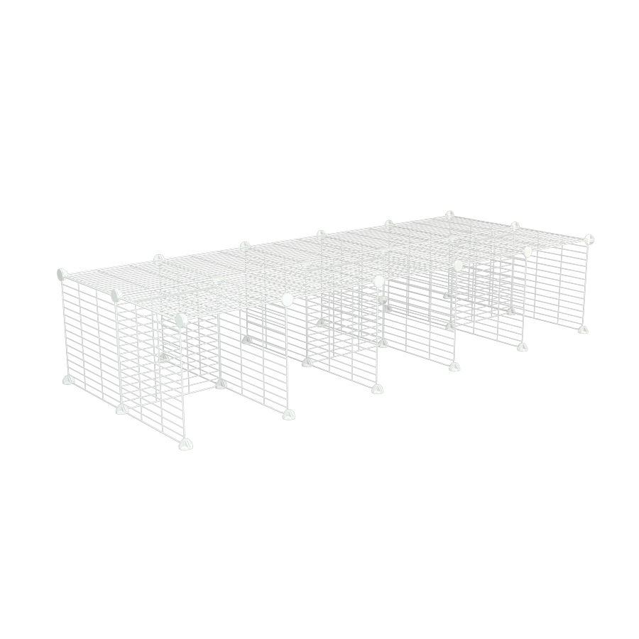 A C and C guinea pig cage stand size 4x2 with small mesh white C and C grids by kavee usa