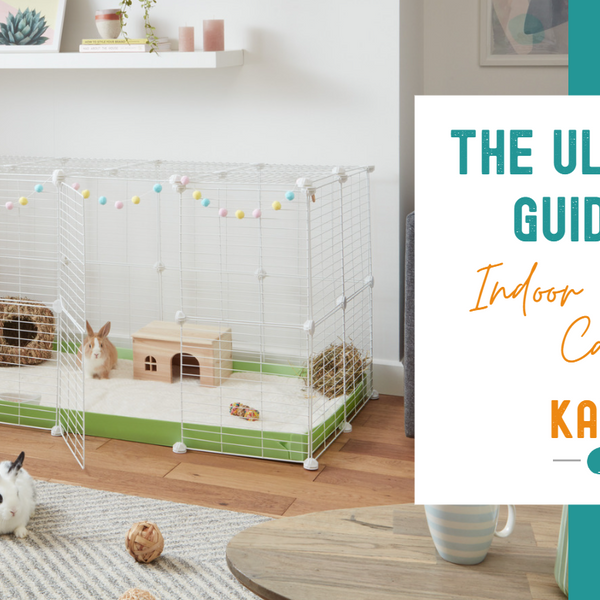 Indoor rabbit playpen with fashion base