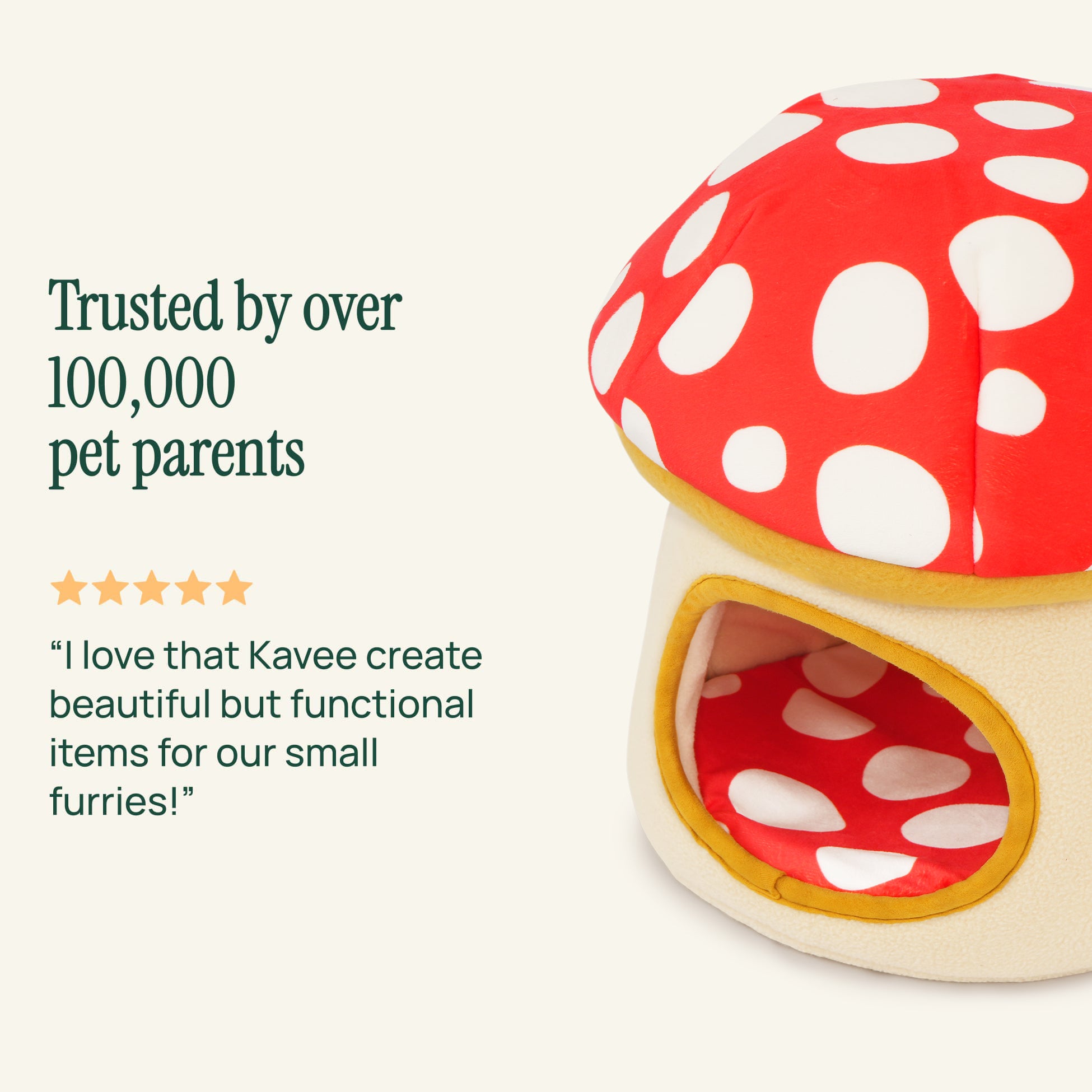 Red Toadstool Hide | Mushroom Collection