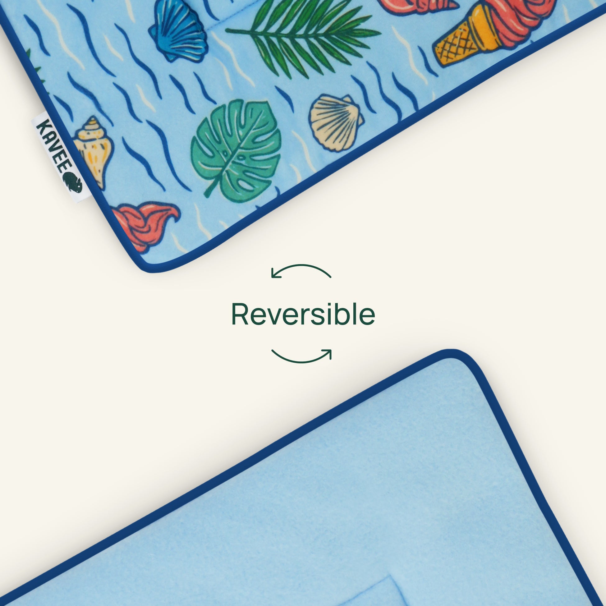 Set of 2 Plush Fleece Liner for Guinea Pigs | Coastal Collection