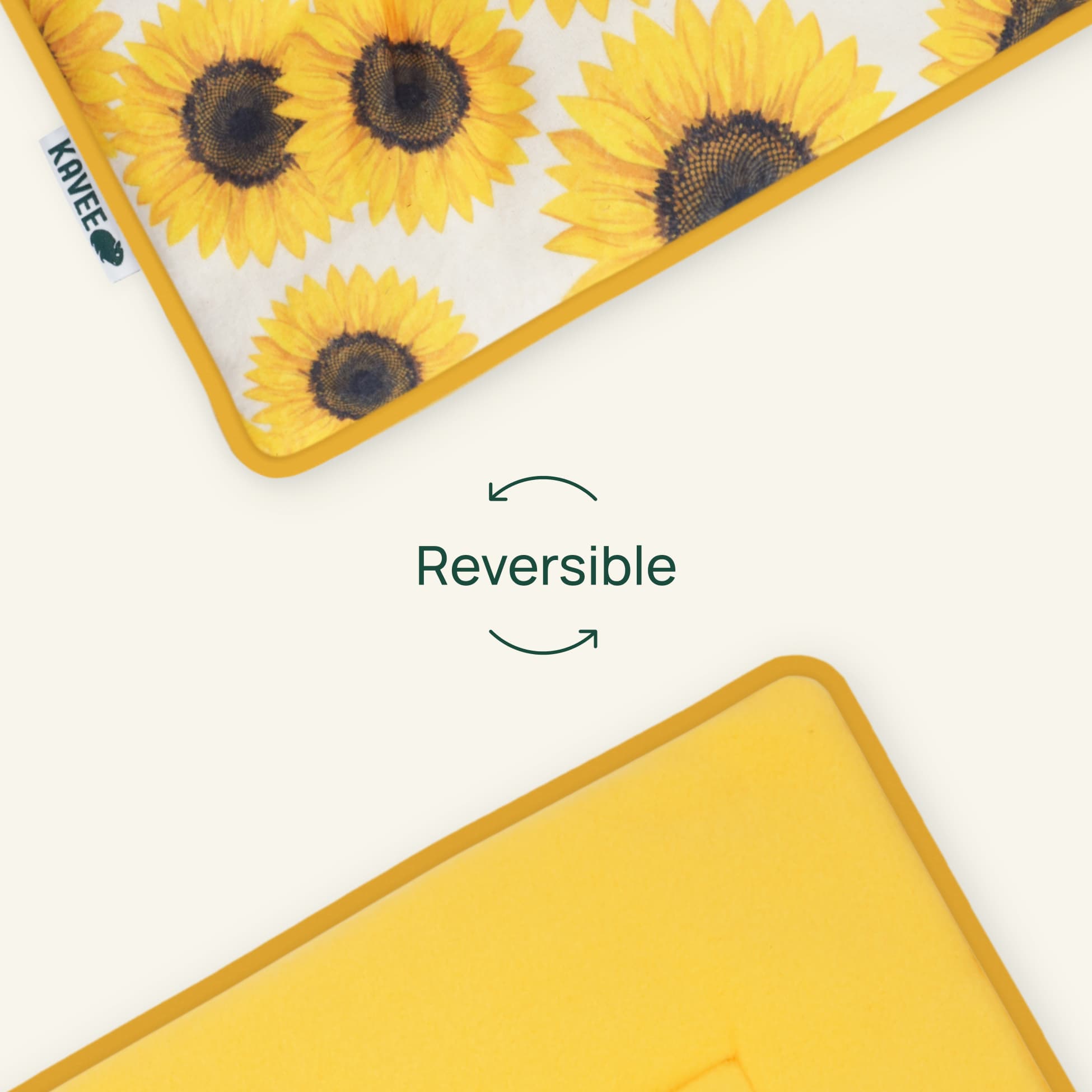 Set of 2 Plush Fleece Liner for Guinea Pigs | Sunflower Collection