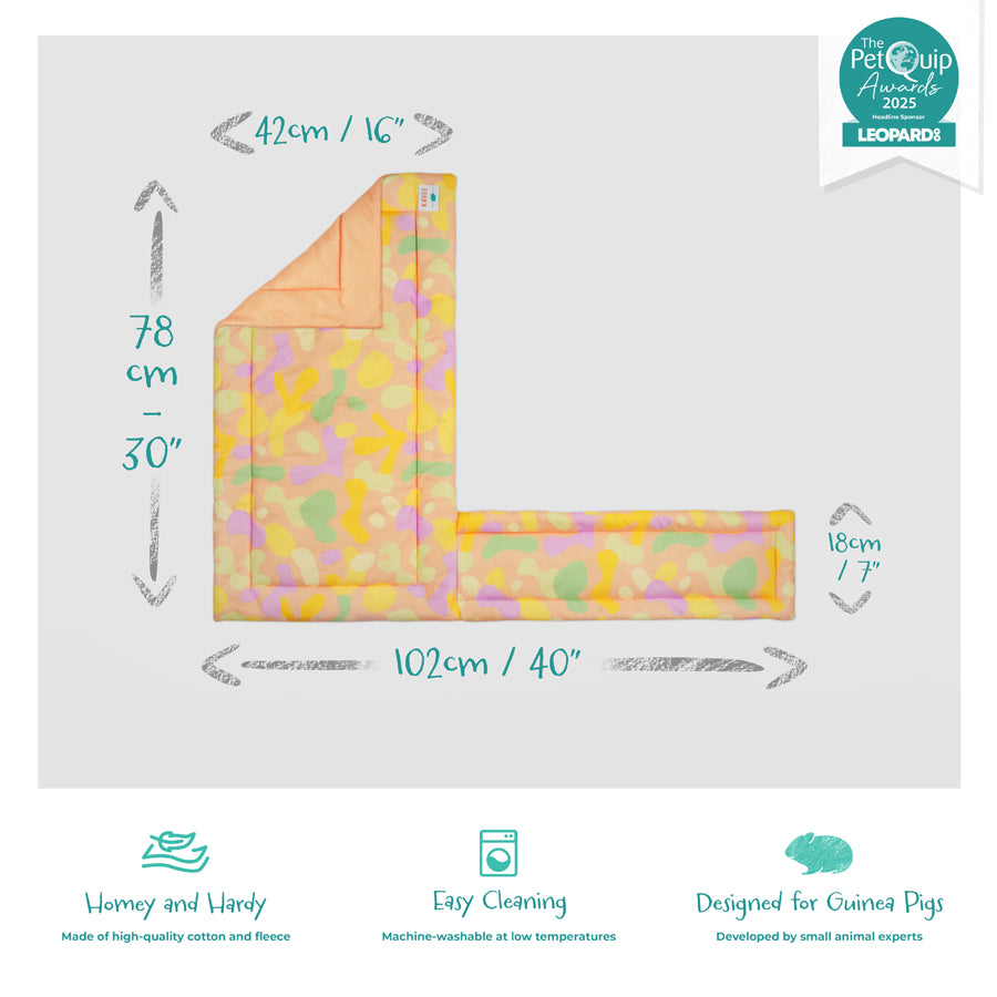 Plush Fleece Liner for Guinea Pigs | Pigcasso V2 Collection