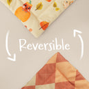 kavee pawmkin spice floof fleece liner image showing reversible pattern