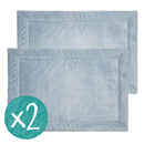 set of 2 Kavee fleece liners dusky blue