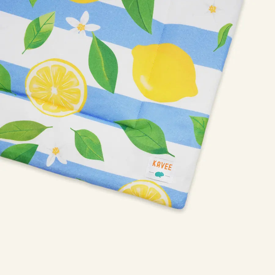 Plush Fleece Liner for Guinea Pigs | Lemon Amalfi Collection