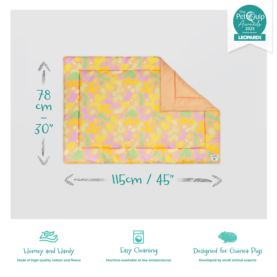 Plush Fleece Liner for Guinea Pigs | Pigcasso V2 Collection