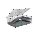 3x2 Clear C&C Cage with Loft & Ramp