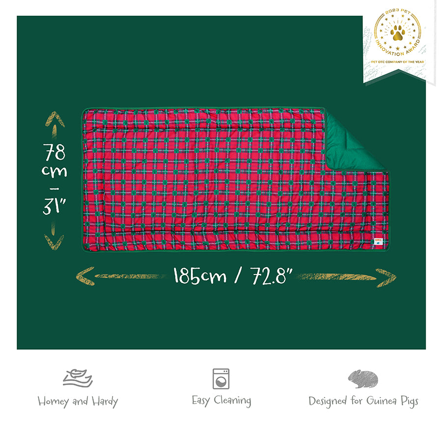 Guinea Pig Fleece Liner | Merry Pigmas Collection