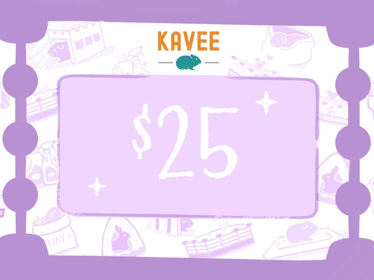 Kavee Gift Card | $25 | Guinea Pig Gift Card