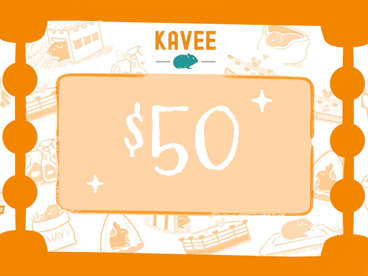 Kavee Gift Card | $50 | Guinea Pig Gift Card
