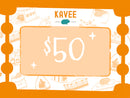 Kavee Gift Card | $50