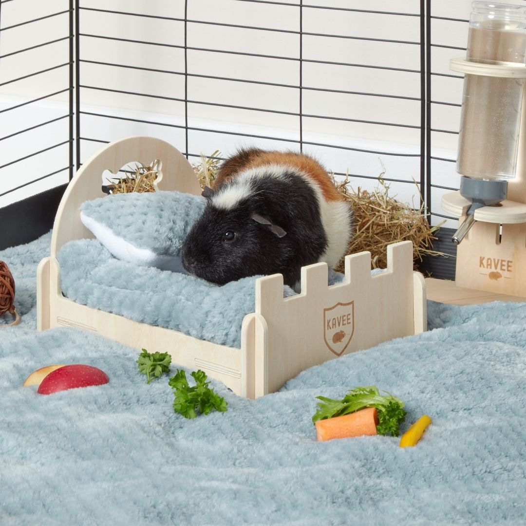 Lush Dusky Blue Fleece Liners | for C&C Cages | Guinea Pigs