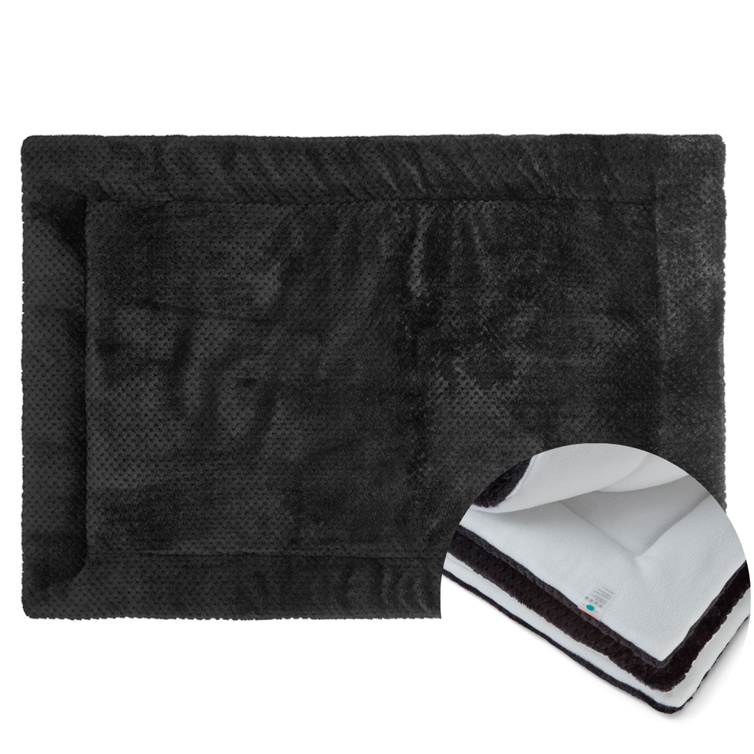 Set of 2 Guinea Pig Fleece Liners | Bold Black
