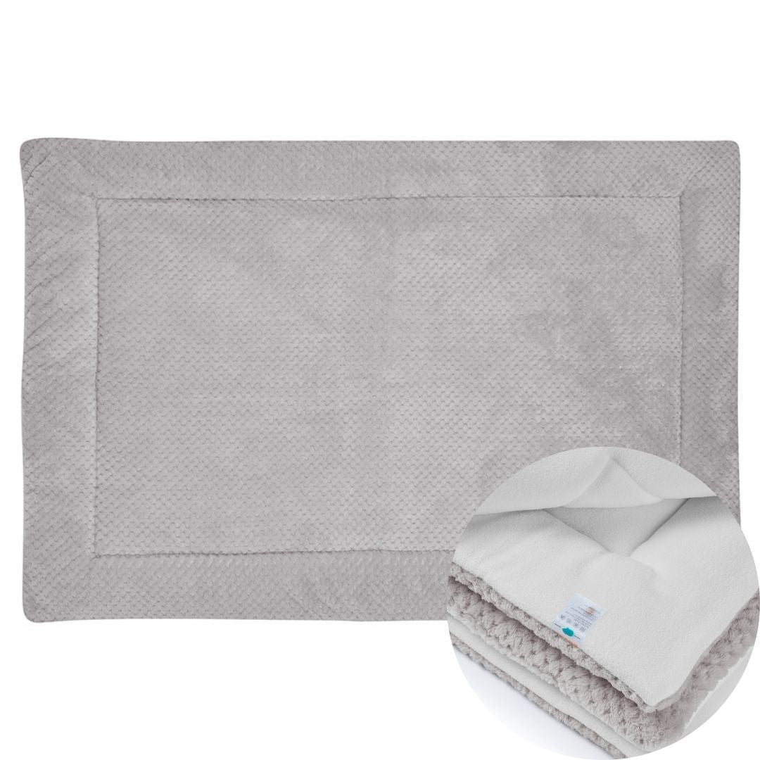 Set of 2 Fleece Liners | Velvet Gray | Plush Bedding