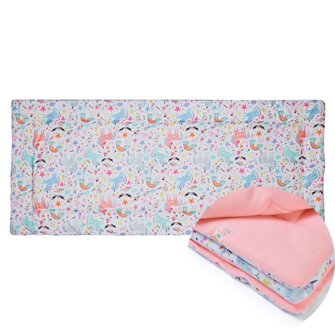Set of 2 Plush Fleece Liners for Guinea Pigs | Unicorn Collection
