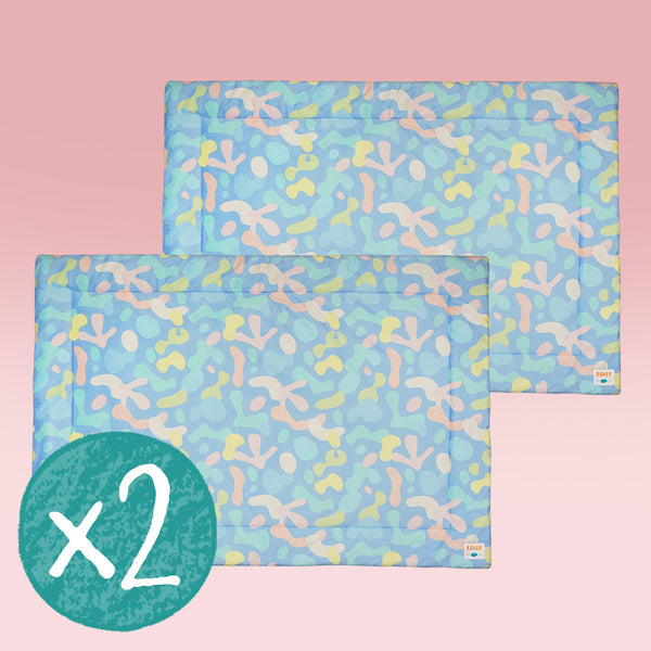 Set of 2 Fleece Liners Bundle | Pigcasso | Plush Bedding