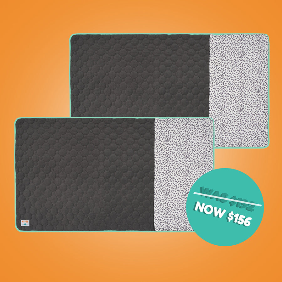 Set of 2 Premium Fleece Liners Bundle | Dalmatian