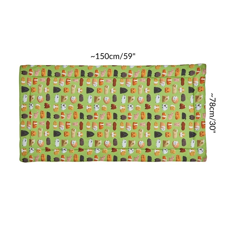 Dimension size measurement guinea pig fabric pattern fleece liner 4x2 rabbit cc c&C cnc c and c cage kavee usa