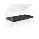 4x2 C&C Guinea Pig Cage with Stand