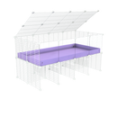 4x2 C&C Guinea Pig Cage with Stand