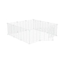 White Outdoor C&C Playpen for Pets
