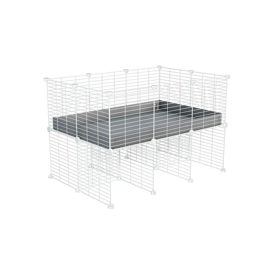 White 3x2 C&C Cage with Stand