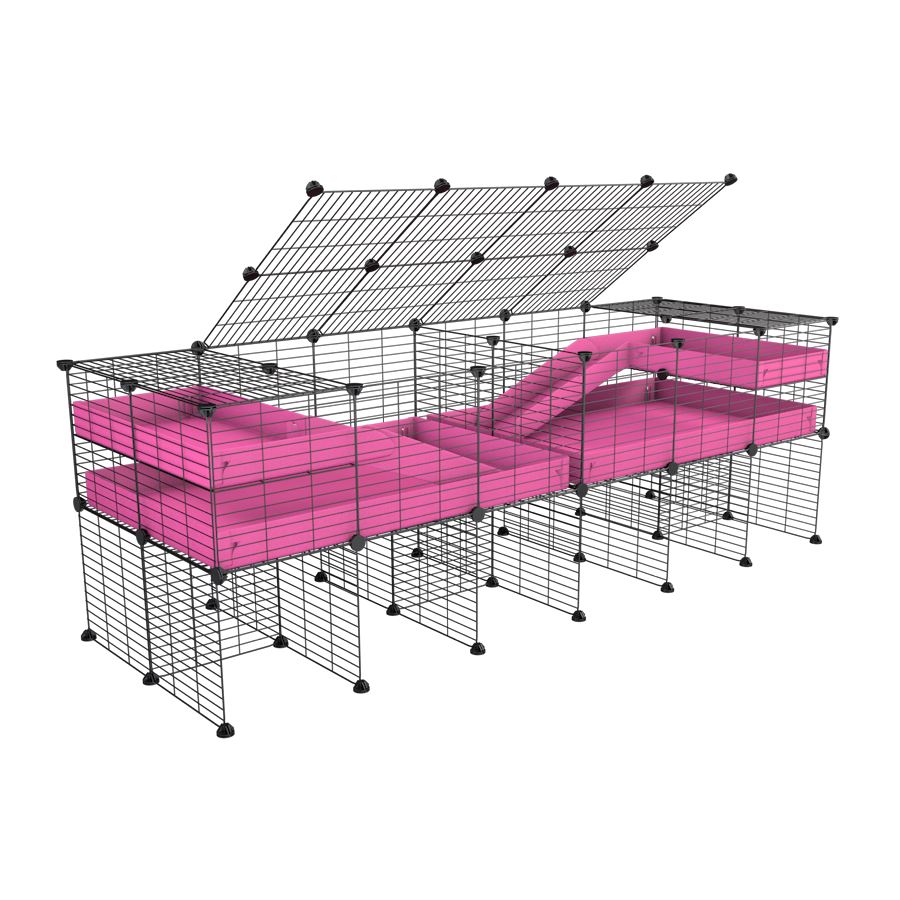 6x2 C&C Cage with Divider, Loft & Stand