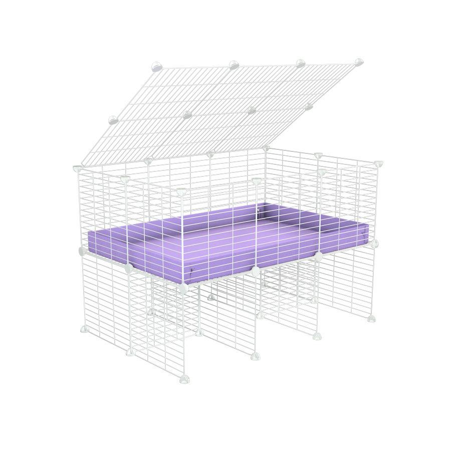 White 3x2 C&C Cage with Stand