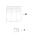 Material for A C and C guinea pig cage stand size 6x2 with small hole white CC grids by kavee usa