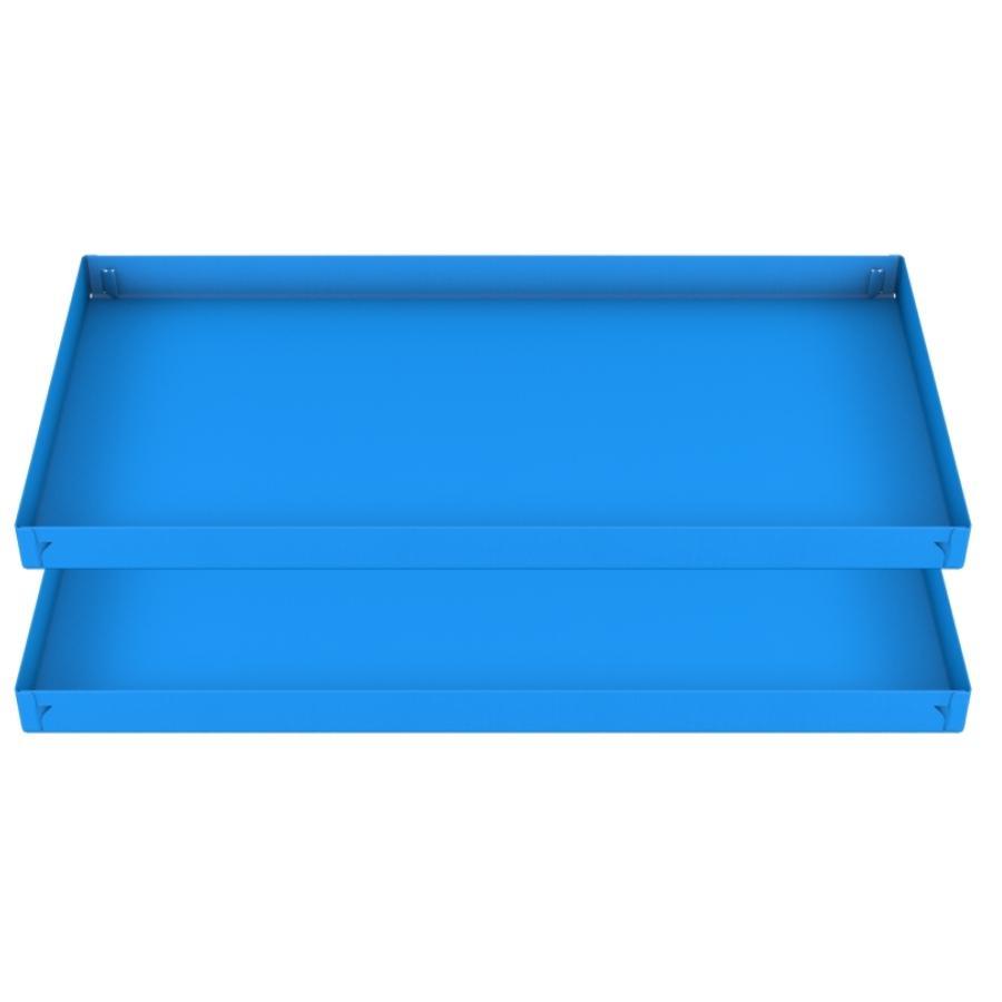 two blue coroplast sheets or corrugated cage base correx for guinea pig cage C&C 2x4 cc c and c from brand kavee