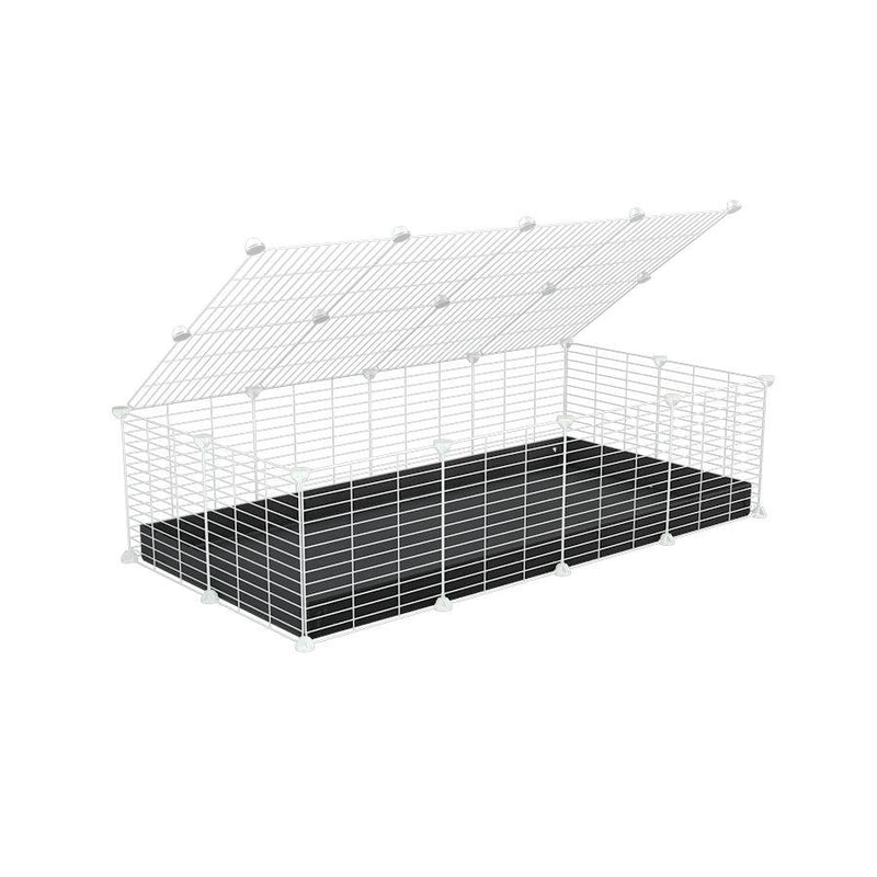 White 4x2 C&C Cage - Ideal for two guinea pigs