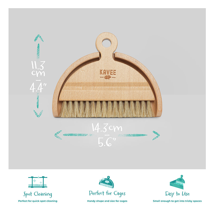 Swept Off Your Paws | Guinea Pig and Rabbit Dustpan & Brush Set