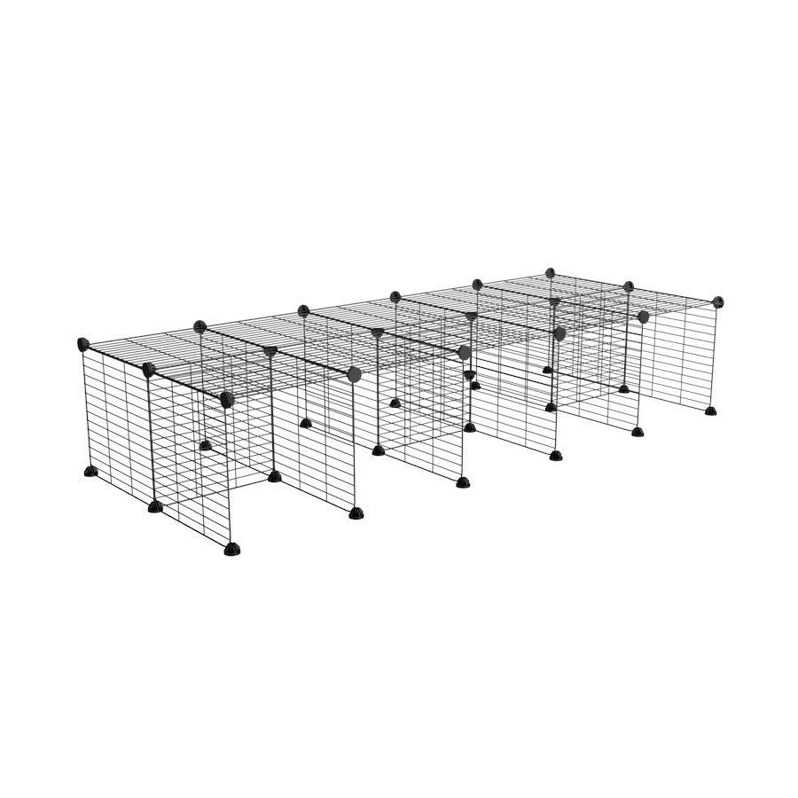 A C&C guinea pig cage stand size 5x2 with safe baby bars grids by kavee USA