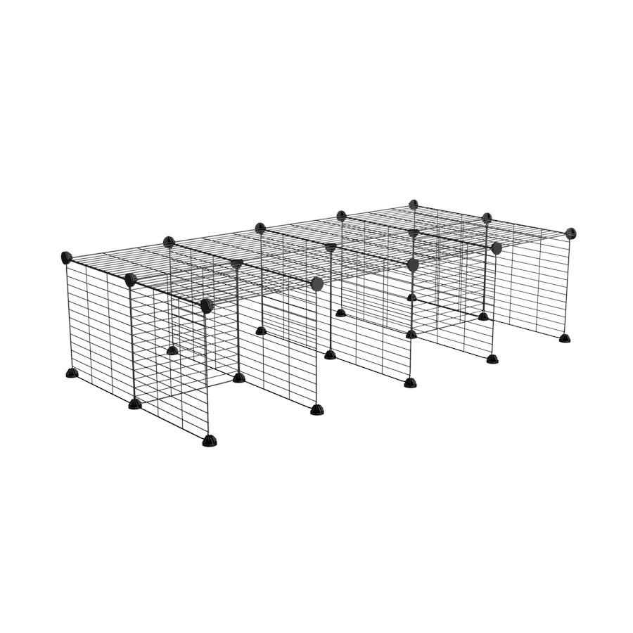 A C and C guinea pig cage stand size 4x2 with small mesh grids by kavee USA