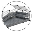 Loft 2x1 for C&C cage - Coroplast + Grids
