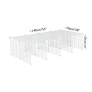 Size of A C and C guinea pig cage stand size 4x2 with small mesh white C and C grids by kavee usa