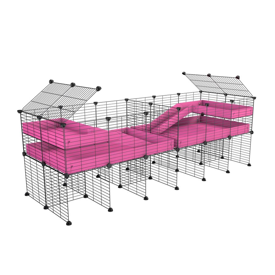 6x2 C&C Cage with Divider, Loft & Stand