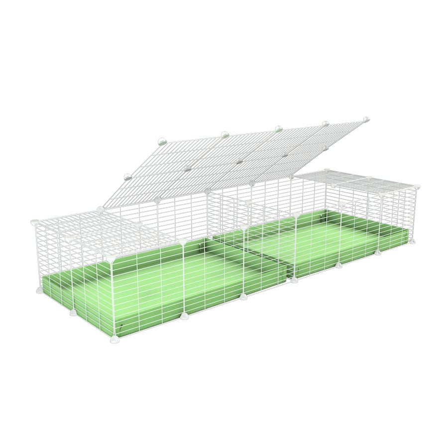 White 6x2 C&C Cage with Divider