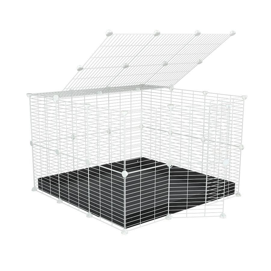 White C&C Cage 3x3 for rabbits