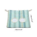 dimensions of a haybag in abstract pattern fleece