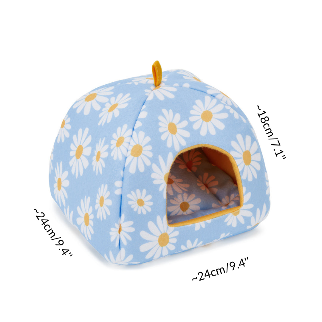 dimensions of a guinea pig hidey house daisy fleece